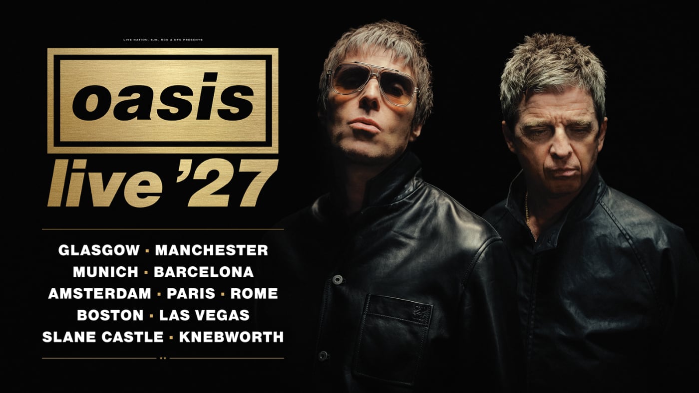 Oasis confirma su regreso a los escenarios en 2027